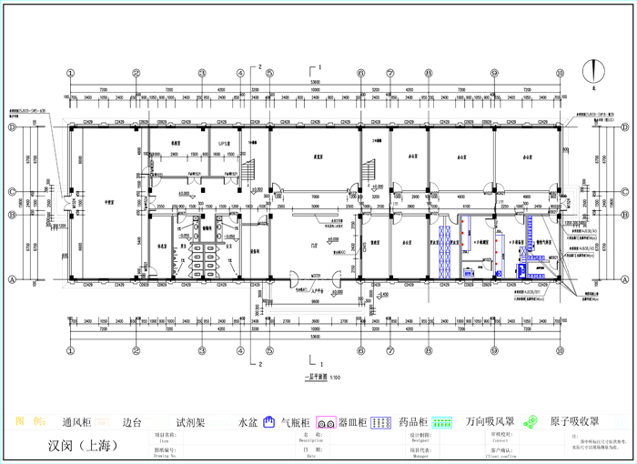 水廠實驗室建設平面圖